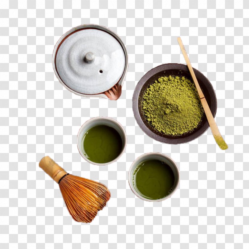 Green Tea Matcha Cafe Japanese Cuisine - Drink - Ceremony Set Transparent PNG