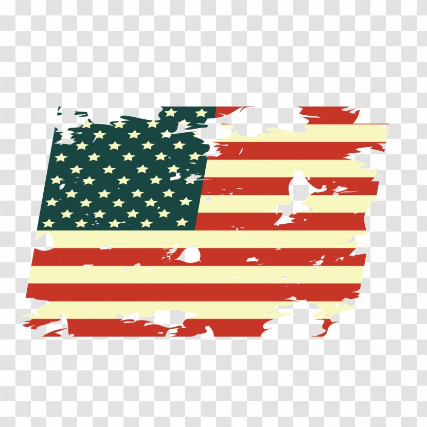 Color American Flag - Of The United States - Illustration Transparent PNG