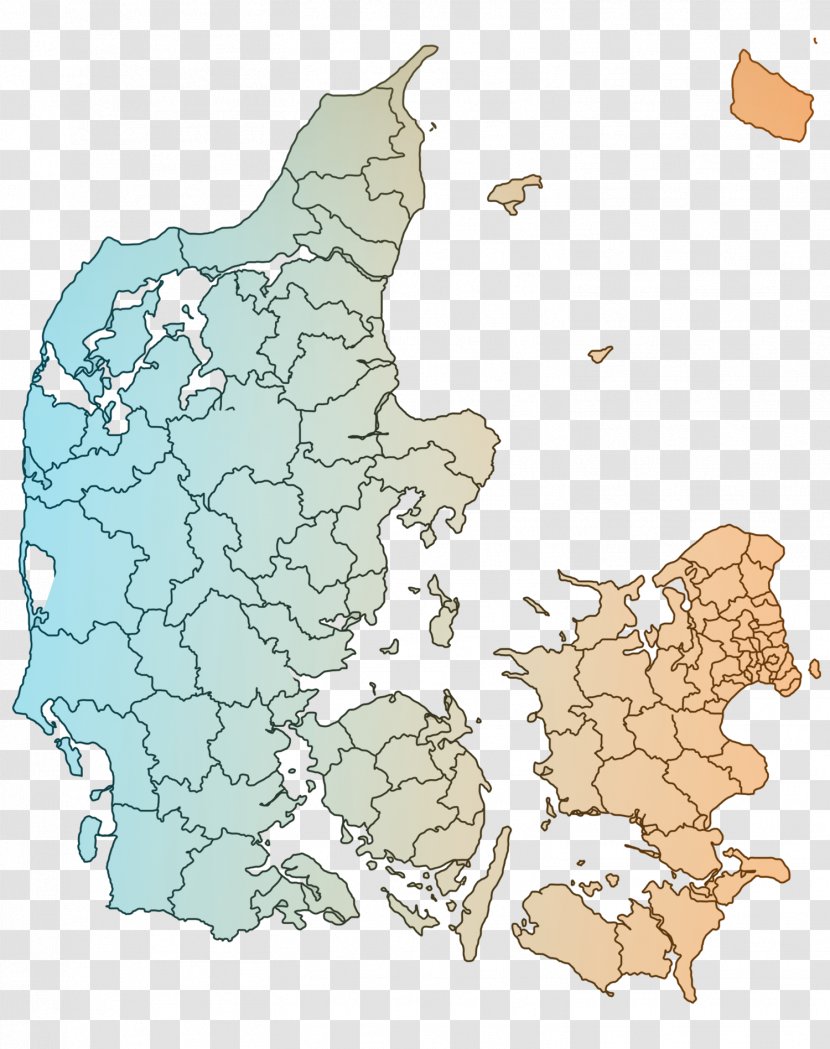 Danish Municipalities Regions Vesthimmerlands Municipality Hjørring Rebild - Map - Holstebro Transparent PNG