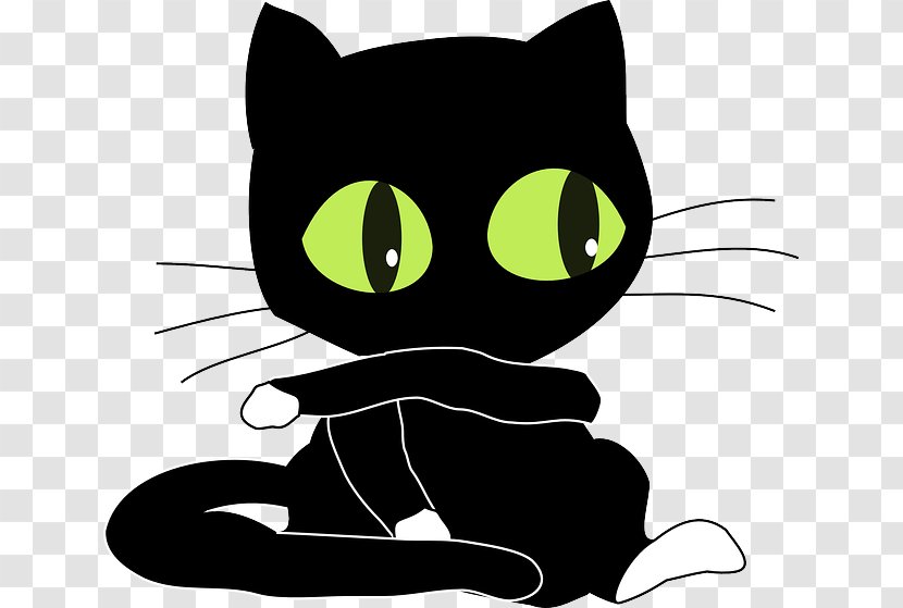 Felix The Cat Kitten Black Clip Art - Flower Transparent PNG