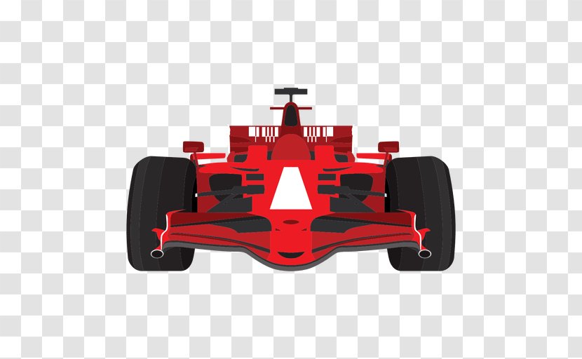 Formula 1 One Car Auto Racing F1 - Red Transparent PNG