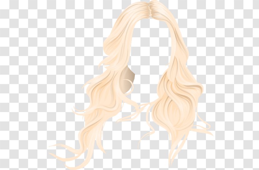Stardoll Hairstyle Wig Neck - Hair Transparent PNG