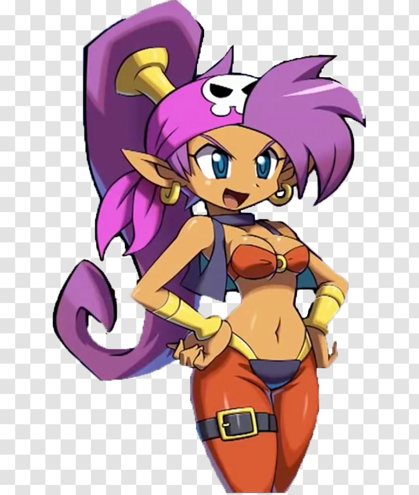 Shantae And The Pirate's Curse Shantae: Half-Genie Hero Risky's Revenge Image WayForward Technologies - Cartoon - Art Transparent PNG