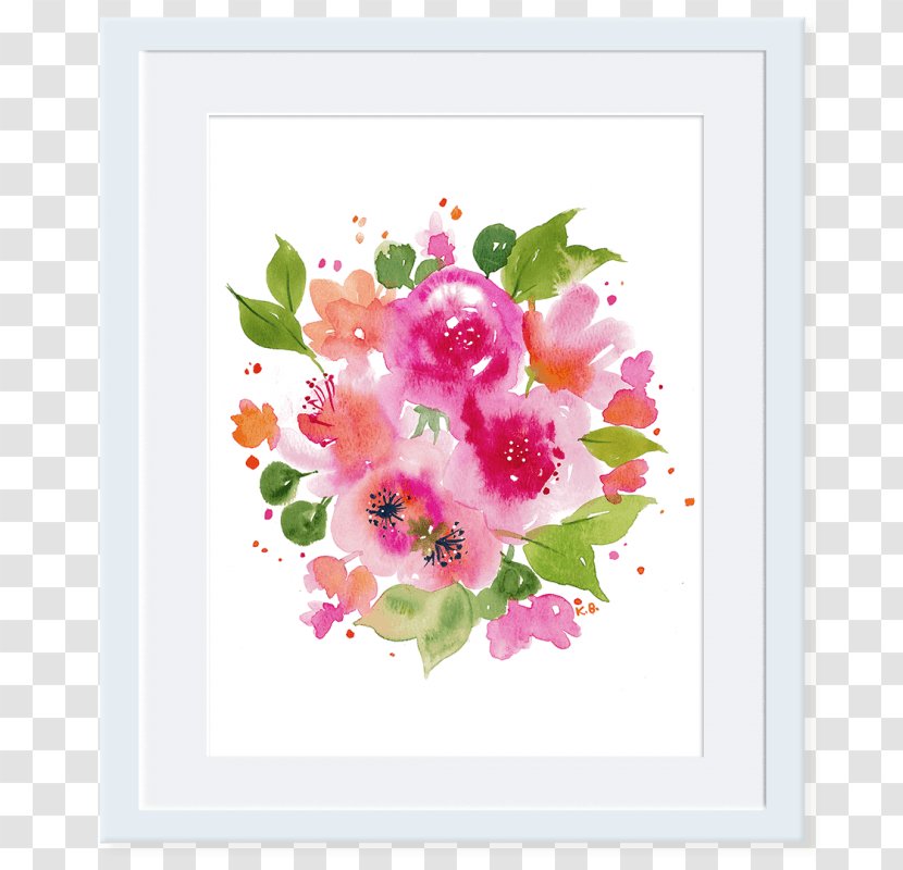 National Cherry Blossom Festival Image Painting - Purple Watercolor Flowers Transparent PNG