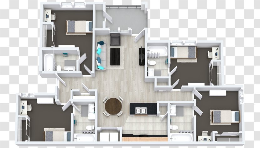 University Of North Texas Woman's Gateway At Denton Home House - Elevation - Student Situation Transparent PNG