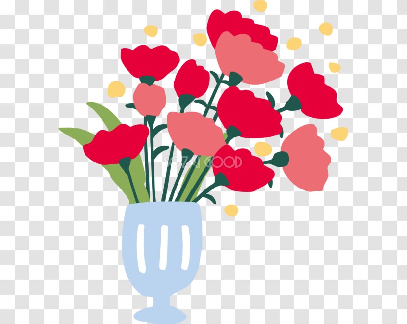 Floral Design Cut Flowers Clip Art - Vase Transparent PNG