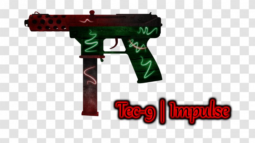 Counter-Strike: Global Offensive TEC-9 Firearm Weapon Gun - Handgun Transparent PNG