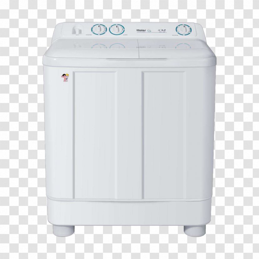 Washing Machine Haier Home Appliance Laundry - Free To Pull The Kind Of Decoration Transparent PNG