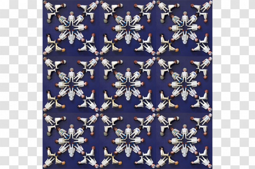 Symmetry Pattern - Cobalt Blue Transparent PNG