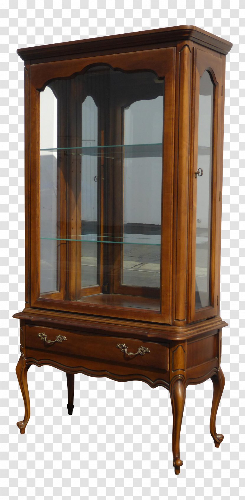 Display Case Antique Wood Stain Cabinetry Transparent PNG