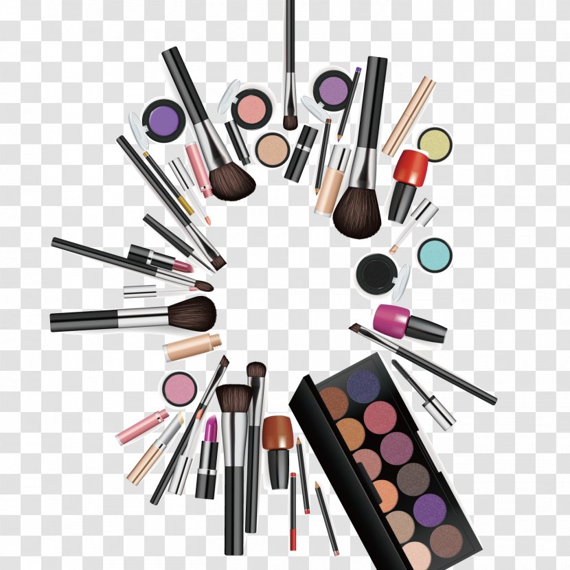 Cosmetics Makeup Brush Make-up - Beauty - Makeup, New Posters, Background Transparent PNG