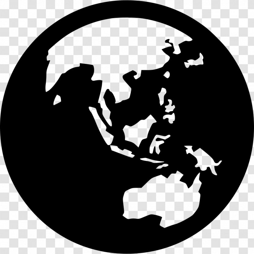 Globe World Map Asia Transparent PNG