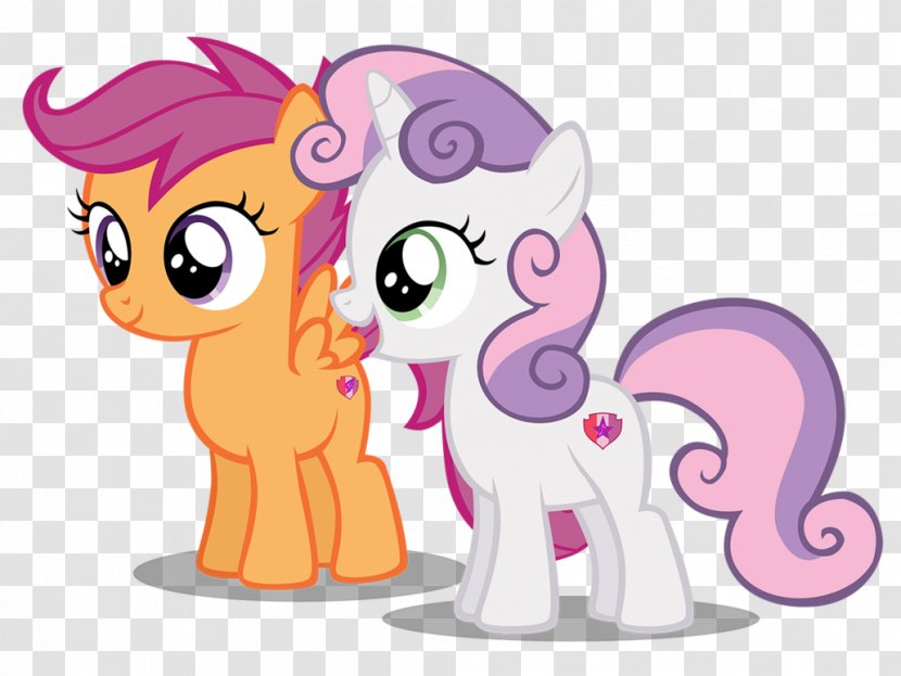 Sweetie Belle Scootaloo Apple Bloom Pony Horse - Flower Transparent PNG