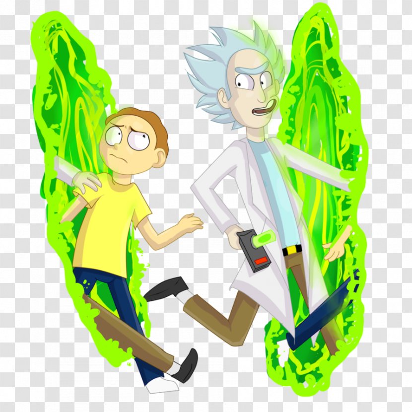 Figurine Green Sport Clip Art - Sporting Goods - Rick And Morty Icons Transparent PNG