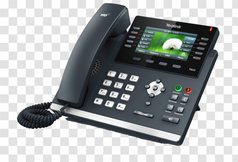 Yealink SIP-T46G VoIP Phone Session Initiation Protocol Telephone SIP-T48G - Technology - System Transparent PNG
