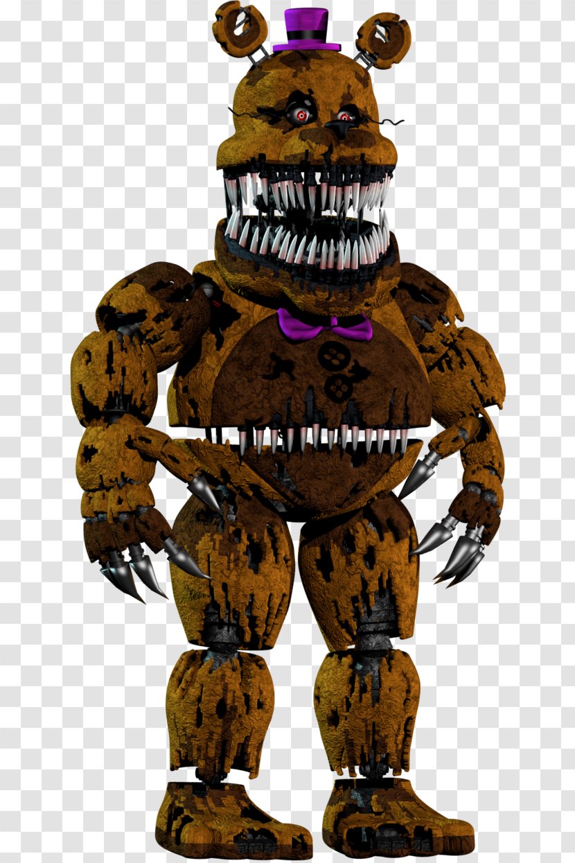 Five Nights At Freddy's 4 Nightmare Jump Scare - Carnivoran - Foxy Transparent PNG