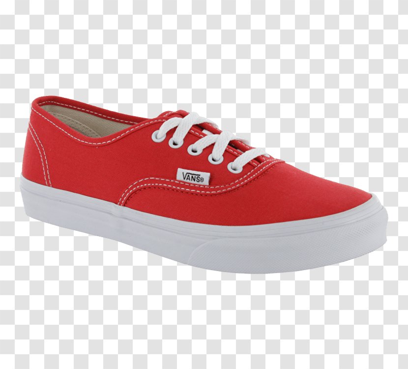 Skate Shoe Sneakers Red Vans - Walking - Slim Mill Transparent PNG