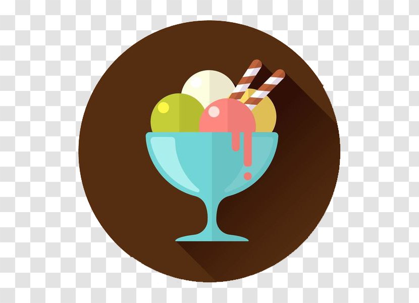Ice Cream Banana Split Bowl - Icecream Icon Transparent PNG