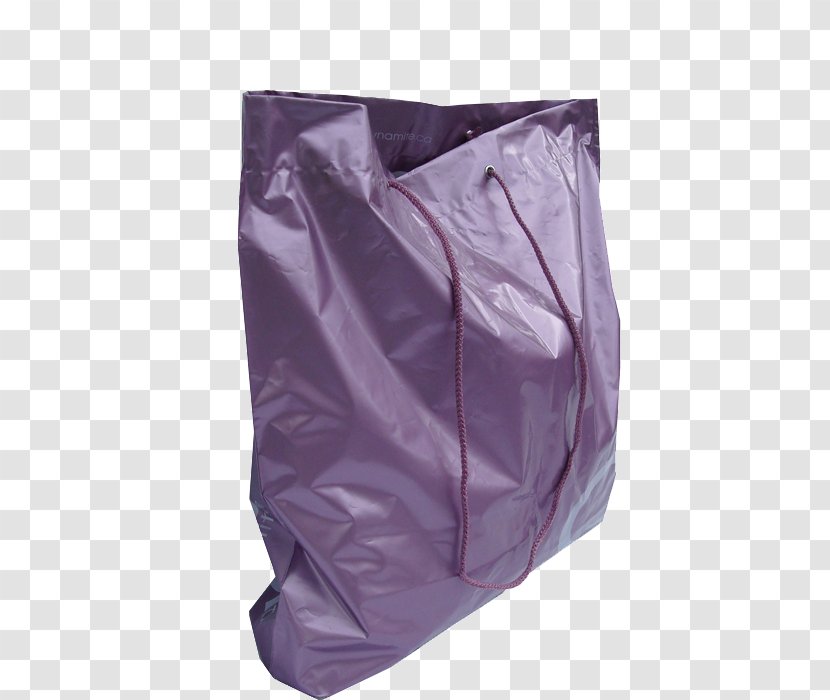 Plastic Shopping Bag Bags & Trolleys - Purple Transparent PNG
