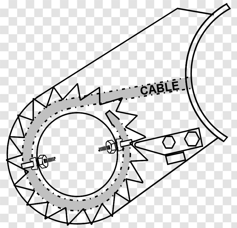 Wire Rope Drawing Wiring Diagram Zip-line - Flower - Installation Transparent PNG