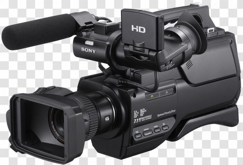 Video Cameras Sony HXR-MC2000E Camcorders AVCHD NXCAM HXR-NX100 - Videographer - Camera Transparent PNG