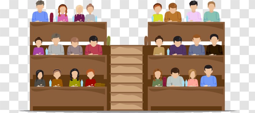 Student College University Learning - Communication - Row Of Rows Seats Transparent PNG
