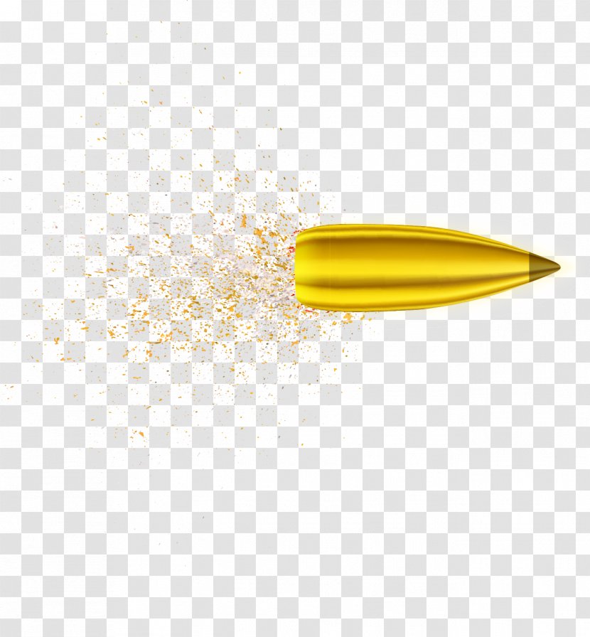 Yellow Pattern - Fired Bullets Weapon Design Vector Material Transparent PNG