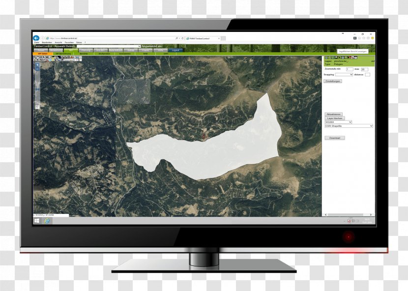 Computer Monitors Display Device Television Set Map - Mapping Software Transparent PNG