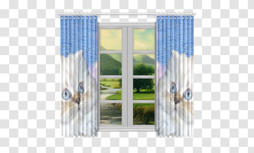 Window Treatment Curtain Covering Shade - House - Water Transparent PNG