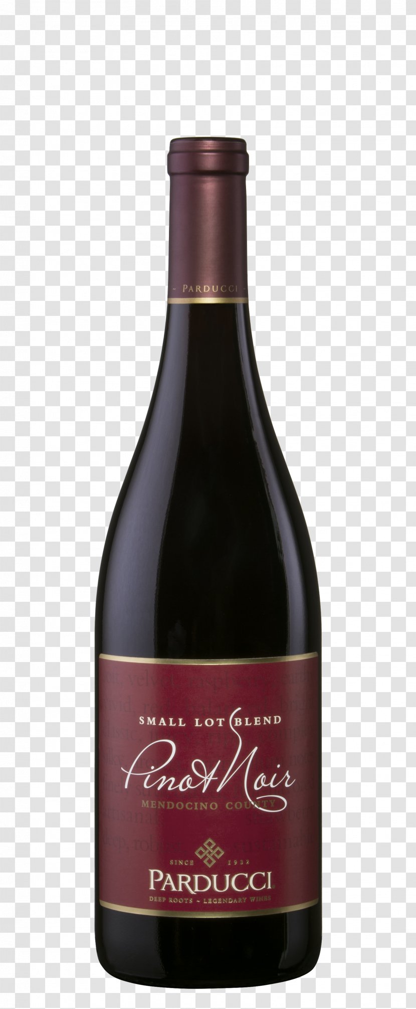 Champagne Pinot Noir Goldeneye Winery Anderson Valley - Small Bottle Transparent PNG