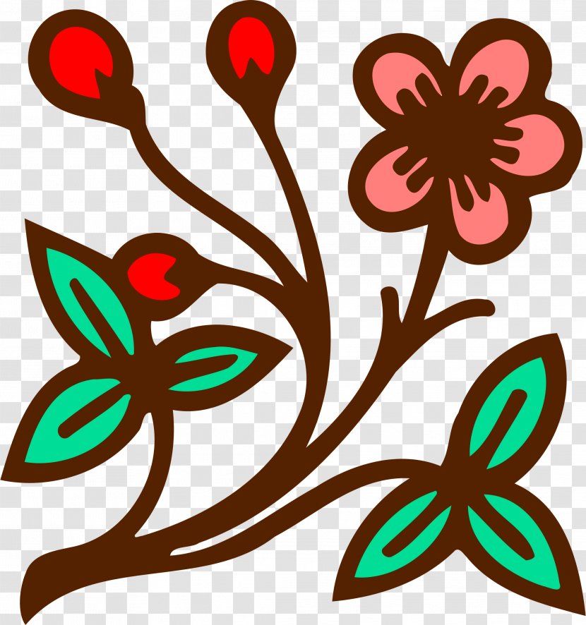 Floral Design Clip Art Embroidery Image Flower - Moths And Butterflies Transparent PNG
