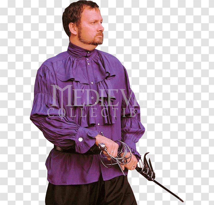 Dress Shirt Renaissance Clothing Suit - Noble Purple Transparent PNG