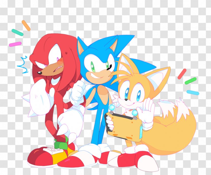 Sonic & Knuckles The Hedgehog 2 Echidna Chaos Tails - Silhouette - Mania Transparent PNG