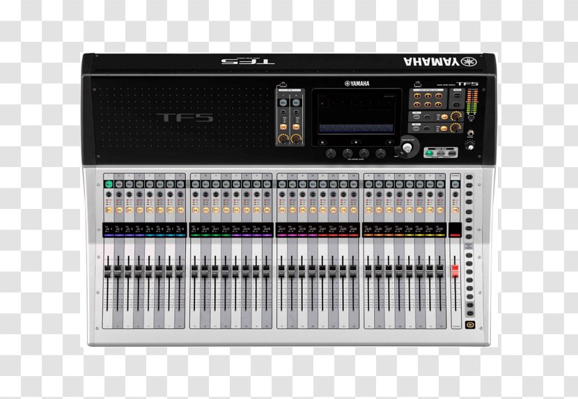 Yamaha TF5 Audio Mixers Digital Mixing Console Corporation Touchflow TF3 - Tf5 - Equipment Transparent PNG