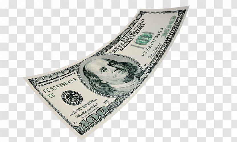 United States Dollar Banknote Paper One Hundred-dollar Bill - Rendering Transparent PNG