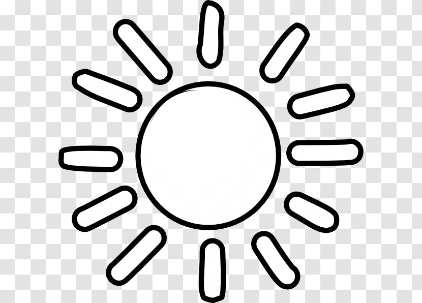 Outline Clip Art - Monochrome Photography - Sun Transparent PNG