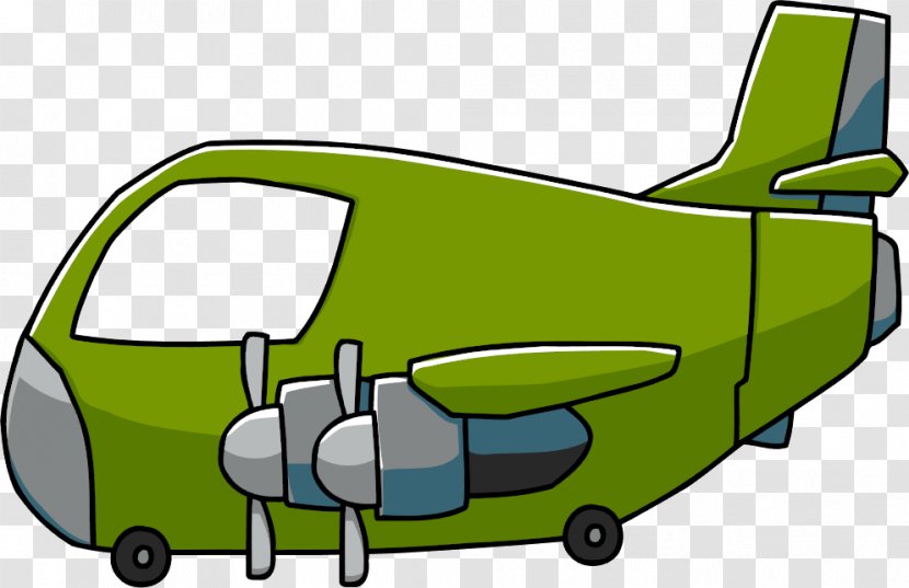 Airplane Scribblenauts Aircraft Bomber Clip Art - Wing - Plane Transparent PNG