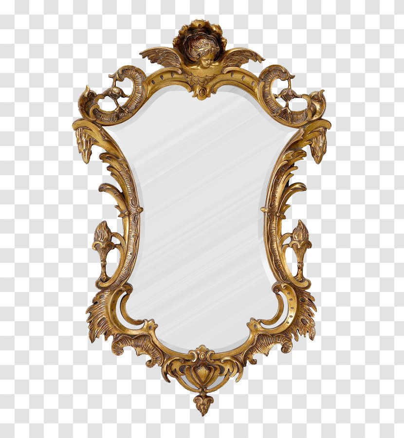 Mirror Euclidean Vector Download - Brass - Decorative Transparent PNG