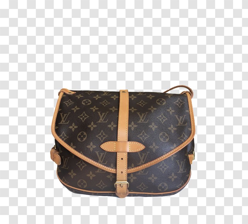 Handbag Chanel Saumur Messenger Bags Louis Vuitton - Brown Transparent PNG