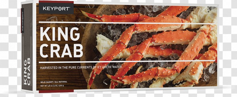 Red King Crab Seafood Snow - Packaging And Labeling Transparent PNG