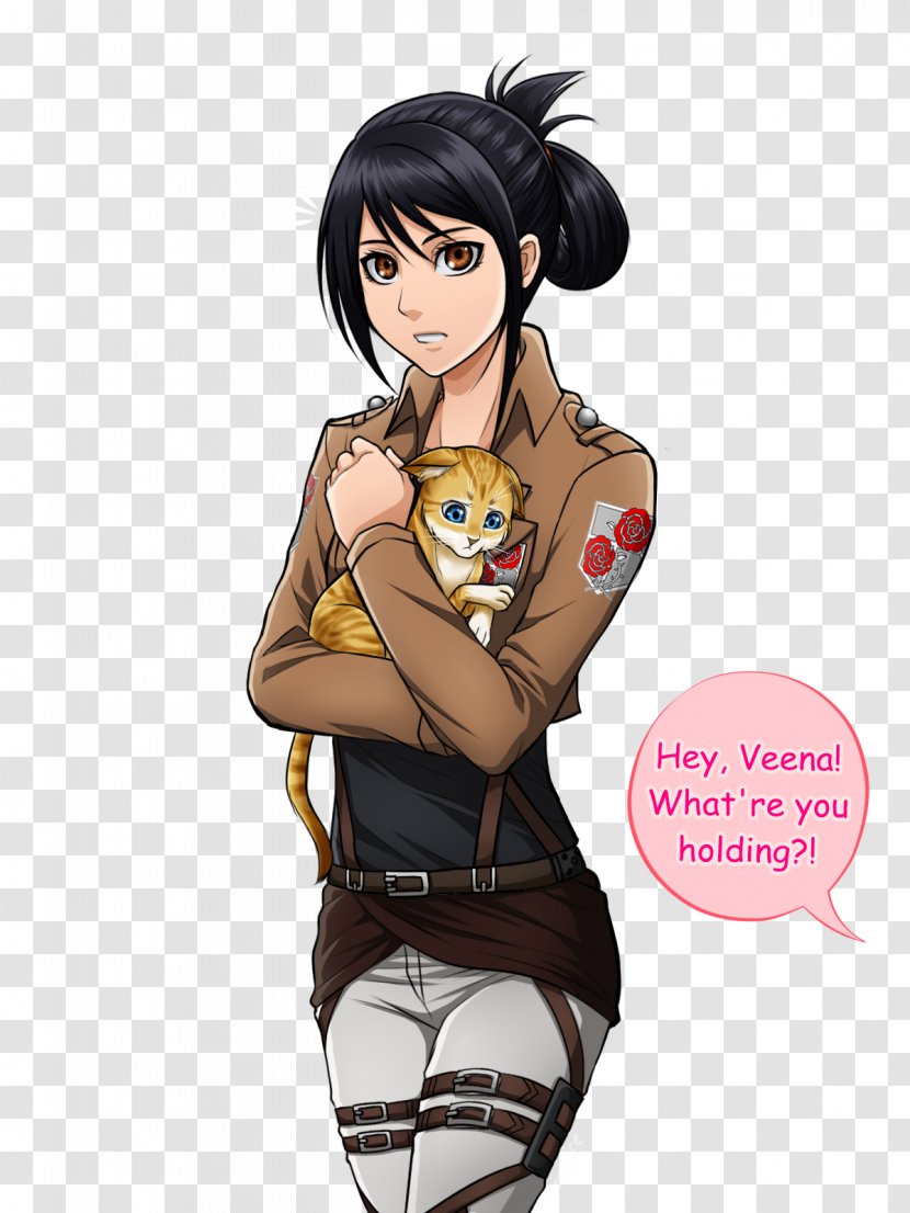 Eren Yeager Fiction Character Attack On Titan Black Hair - Flower - Heart Transparent PNG