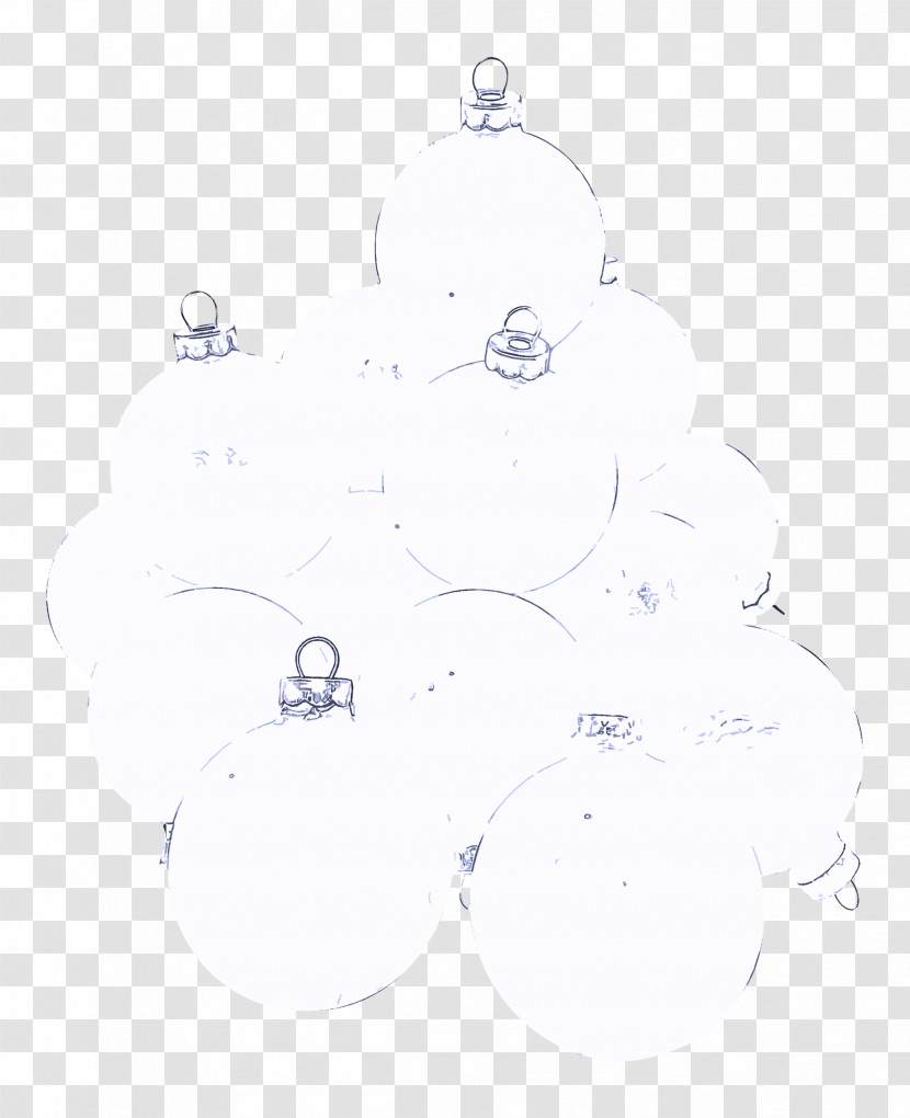 White Sketch Drawing Transparent PNG