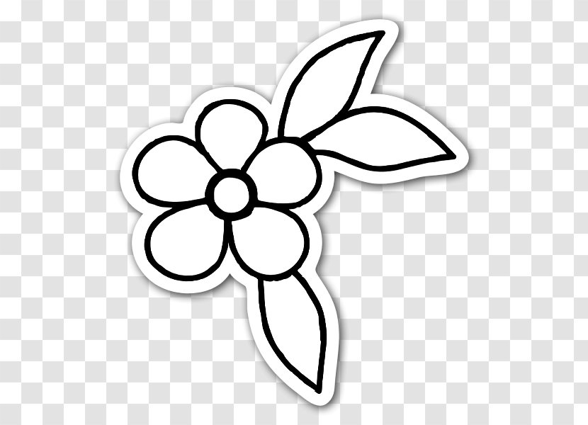 Drawing Cut Flowers Sticker - Cartoon - Flower Transparent PNG