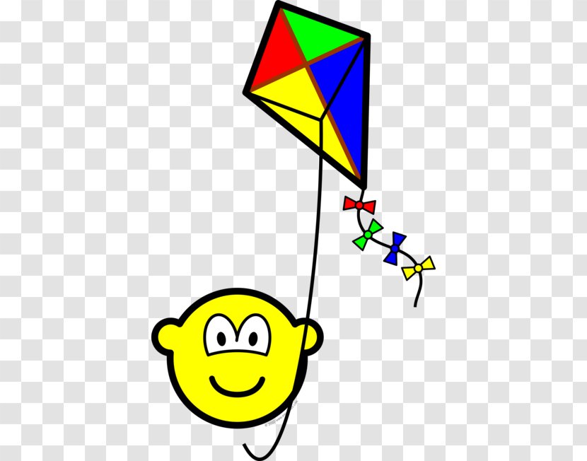 Kite Emoticon Smiley Emoji Clip Art - Flying Transparent PNG