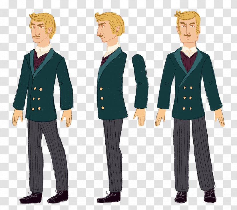 Model Sheet Animation Character - Suit Transparent PNG