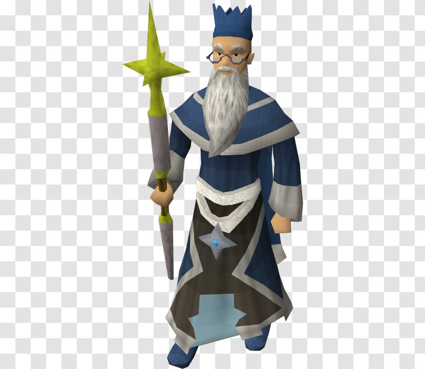 RuneScape Wise Old Man Magician Game - Figurine Transparent PNG