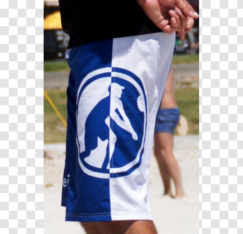 T-shirt Shoulder Trunks Sleeve Outerwear - Electric Blue - Beach Short Transparent PNG