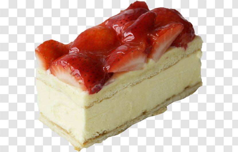 Bavarian Cream Strawberry Pie Panna Cotta Tres Leches Cake Mille-feuille Transparent PNG