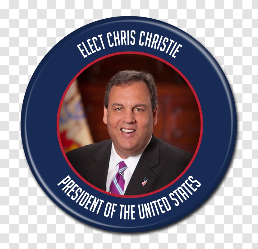 Chris Christie Elizabeth Republican Party Presidential Candidates, 2016 Governor Of New Jersey - Label - Election Campaign Transparent PNG