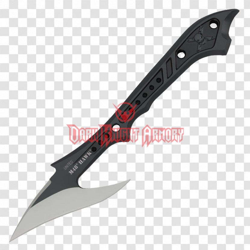 Knife United Cutlery M48 Hawk Uc2971 Harpoon With Sheath Tactical War Hammer Multi-Coloured Transparent PNG
